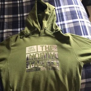 Green NorthFace Sweatshirt